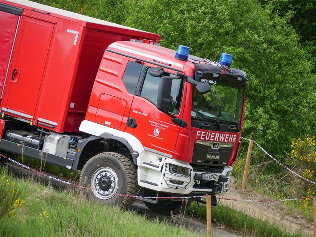 Aufnahme vom Feuerwehr Offroad Event
