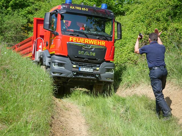 Aufnahme vom Feuerwehr Offroad Event