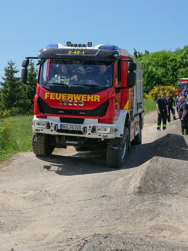 Aufnahme vom Feuerwehr Offroad Event